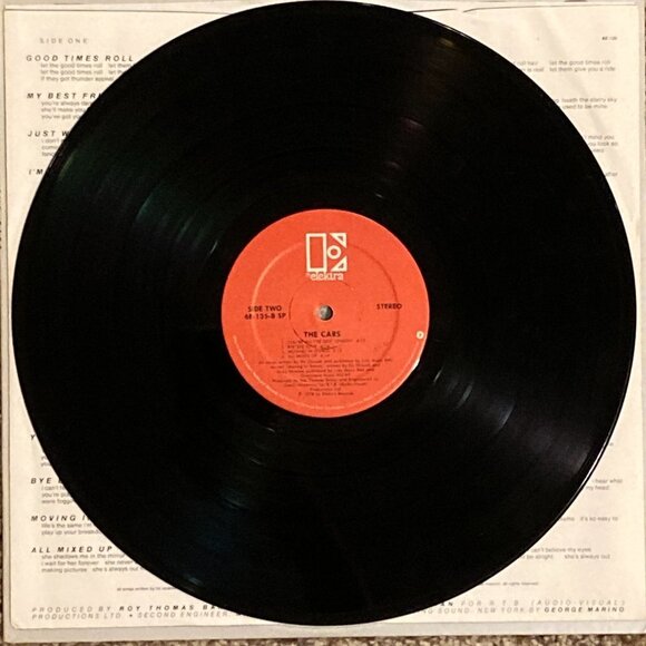 1978 The Cars Self Titled Debut Vinyl Record Album - Picture 6 of 7
